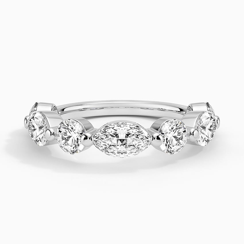 Grand Versailles Lab Diamond Ring (2 1/4 ct. tw.) Platinum Wedding Band