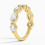Grand Versailles Lab Diamond Ring (2 1/4 ct. tw.) Yellow Gold 18k Wedding Band