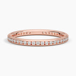 Tabitha Channel Set Eternity Lab Diamond Ring (1/3 ct. tw.) Rose Gold 18k Eternity Band