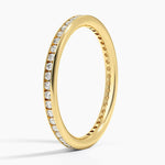 Tabitha Channel Set Eternity Lab Diamond Ring (1/3 ct. tw.) Yellow Gold 18k Eternity Band