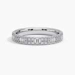 Santorini Eternity Lab Diamond Ring Platinum Eternity Band
