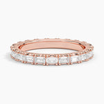 Gemma Baguette Eternity Diamond Ring (2/3 ct. tw.) Rose Gold 18k Eternity Band