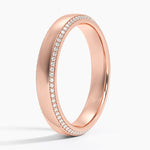 Avalon Eternity Diamond 4mm Wedding Ring (1/3 ct. tw.) Rose Gold 18k Eternity Band