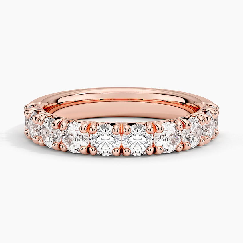 Gianna Pavé Diamond Ring (1 1/3 ct. tw.) Rose Gold 18k Wedding Band
