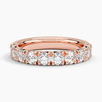 Gianna Pavé Diamond Ring (1 1/3 ct. tw.) Rose Gold 18k Wedding Band