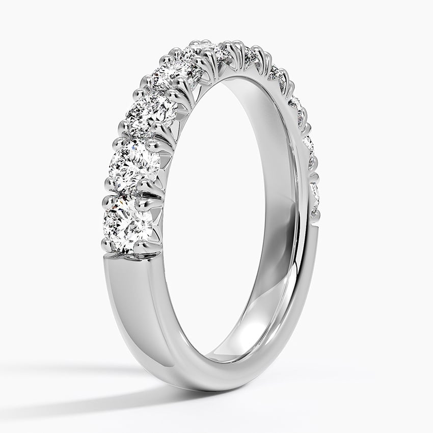 Gianna Pavé Diamond Ring (1 1/3 ct. tw.) Platinum Wedding Band