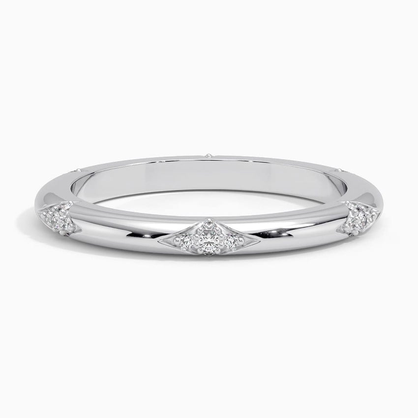 Alula Diamond Ring Platinum Eternity Band