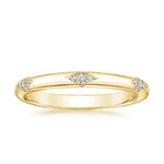 Alula Diamond Ring Yellow Gold 18k Eternity Band