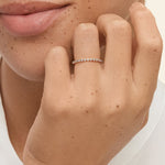 Milan Diamond Ring (1/5 ct. tw.) Rose Gold 18k Wedding Band