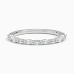 Delicate Versailles Diamond Ring (1/4 ct. tw.) Platinum Wedding Band