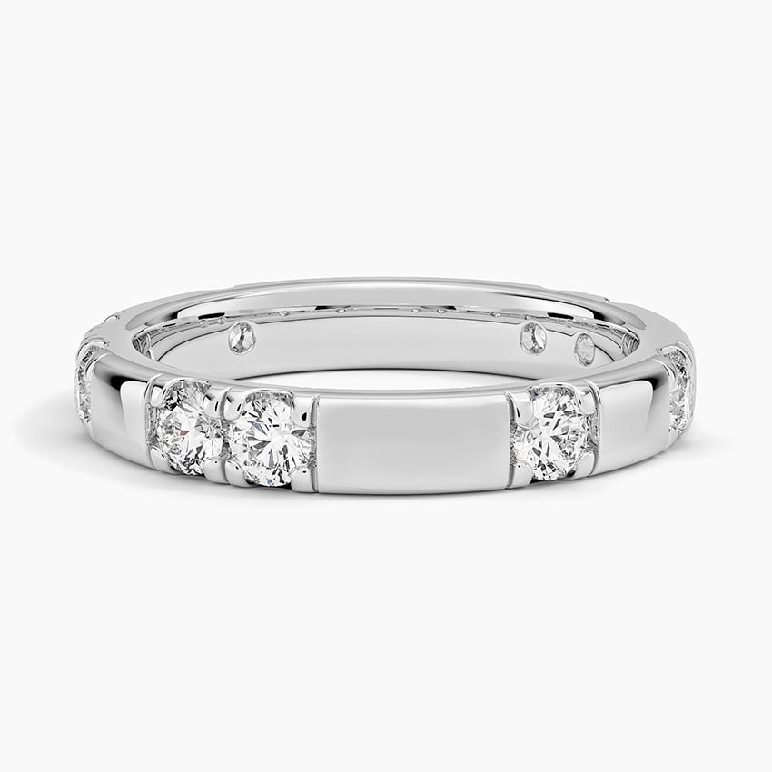 Astra 3.2mm Diamond Ring Platinum Wedding Band