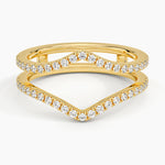 Flair Diamond Ring Jacket (1/3 ct. tw.) Yellow Gold 18k Wedding Band