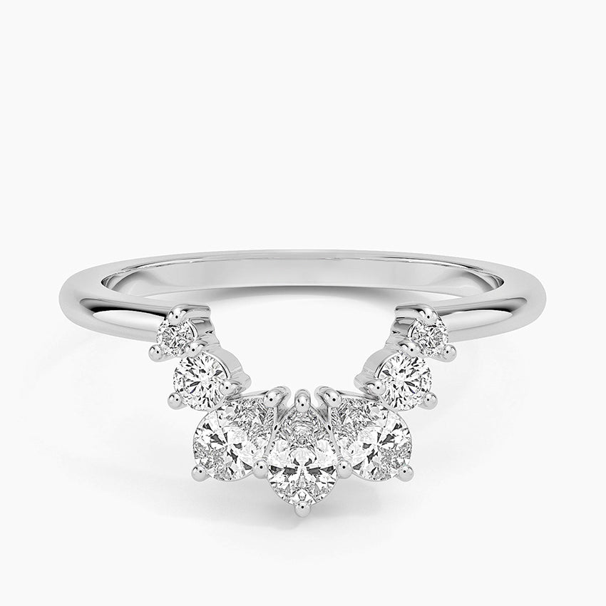 Diana Diamond Ring Platinum Wedding Band
