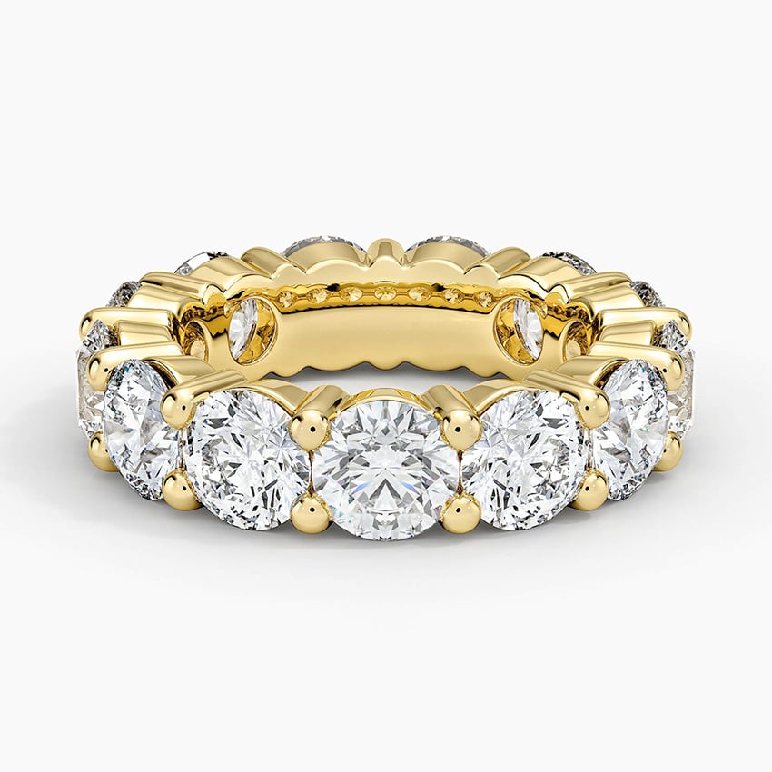 Eternity Lab Diamond Ring (8 ct. tw.) Yellow Gold 18k Eternity Band