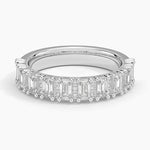Naya Half Coverage Lab Diamond Ring (7/8 ct. tw.) Platinum Wedding Band