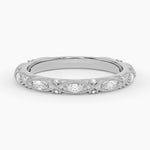 Celestia Milgrain Diamond Ring (1/3 ct. tw.) Platinum Wedding Band