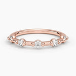Aimee Diamond Ring Rose Gold 18k 1.7mm Wedding Band