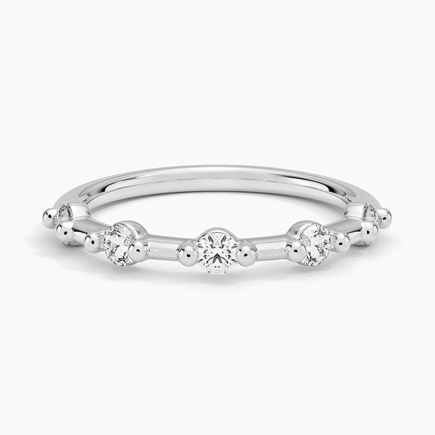 Aimee Diamond Ring Platinum 1.7mm Wedding Band