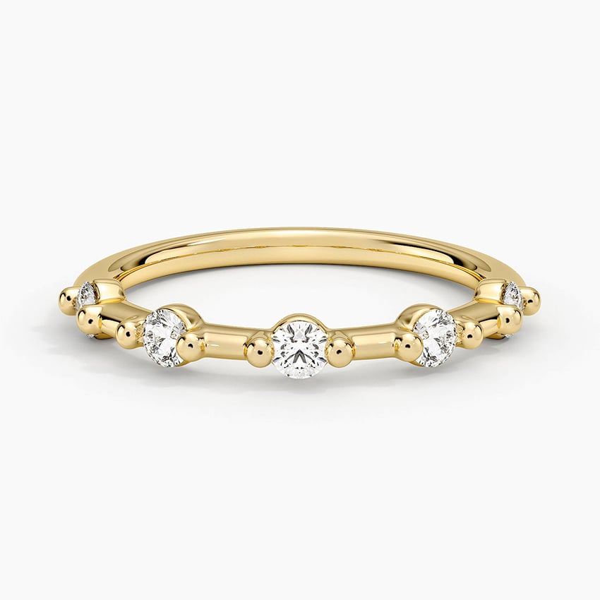 Aimee Diamond Ring Yellow Gold 18k 1.7mm Wedding Band