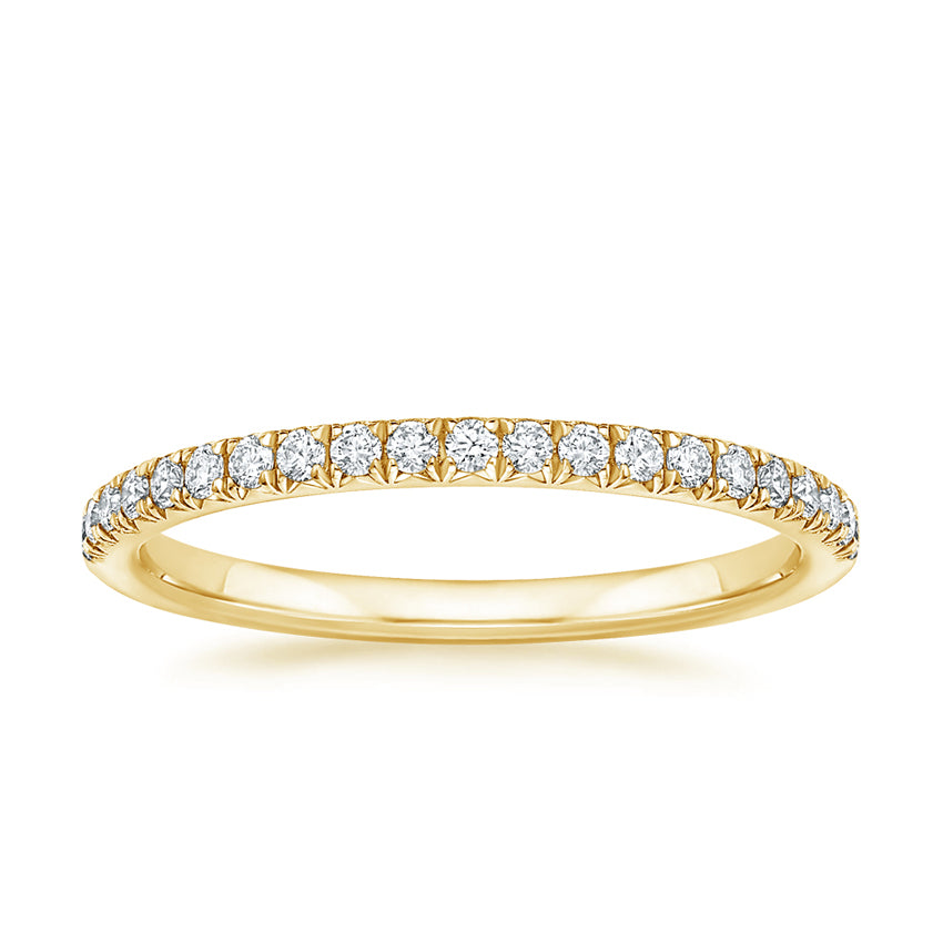 Delicate Amelie Diamond Ring (1/5 ct. tw.) Yellow Gold 18k Wedding Band