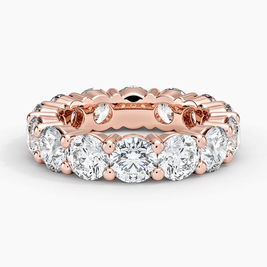 Eternity Lab Diamond Ring (7 ct. tw.) Rose Gold 18k Eternity Band