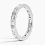 Bezel Baguette Eternity Diamond Ring (3/4 ct. tw.) Platinum Eternity Band