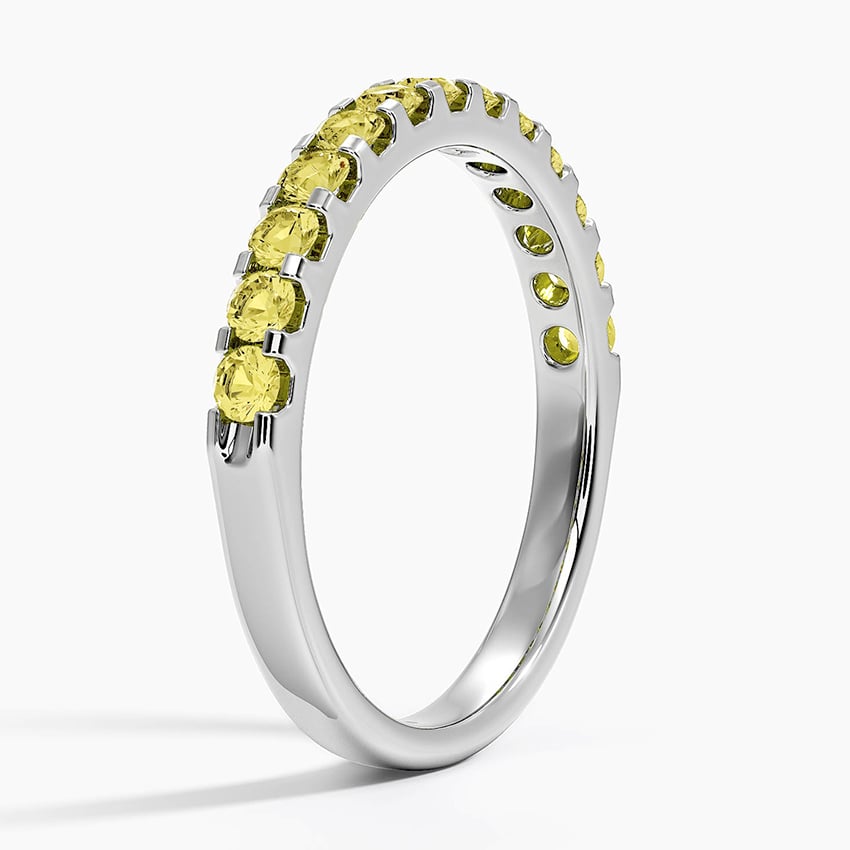 Yellow Lab Diamond Ring (1/2 ct. tw.) Platinum Wedding Band