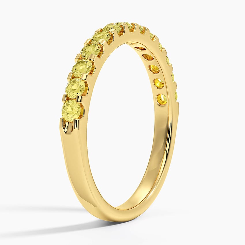 Yellow Lab Diamond Ring (1/2 ct. tw.) Yellow Gold 18k Wedding Band