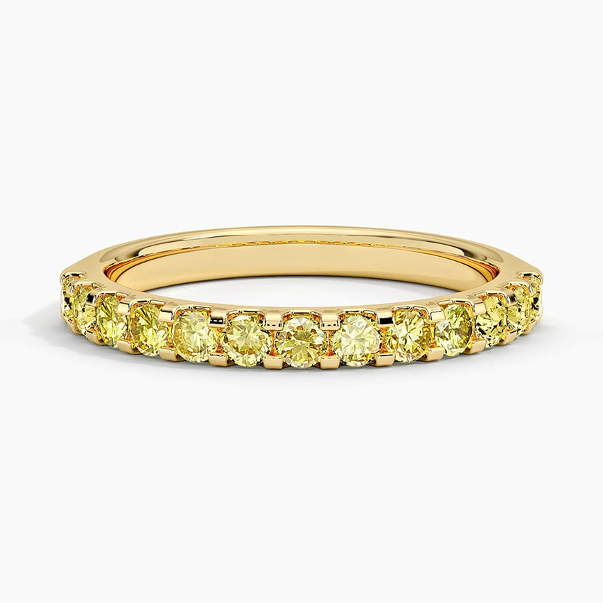 Yellow Lab Diamond Ring (1/2 ct. tw.) Yellow Gold 18k Wedding Band