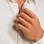 Cosmos Diamond 5.5mm Wedding Ring Rose Gold 18k Wedding Band
