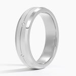 Cosmos Diamond 5.5mm Wedding Ring Platinum Wedding Band