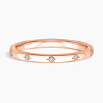 Evening Star Eternity Diamond Ring Rose Gold 18k Eternity Band