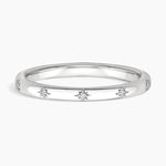 Evening Star Eternity Diamond Ring Platinum Eternity Band