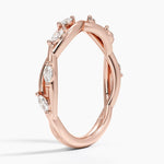 Secret Garden Diamond Wedding Ring (1/4 ct. tw.) Rose Gold 18k Wedding Band