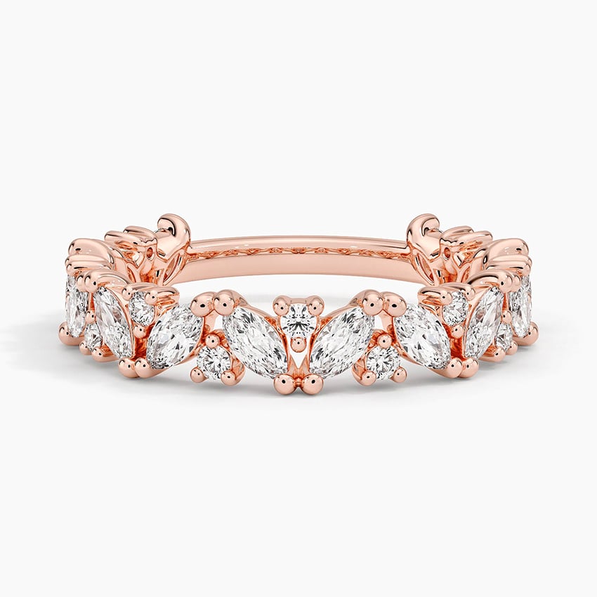Elowen Lab Diamond Ring (1 ct. tw.) Rose Gold 18k Wedding Band