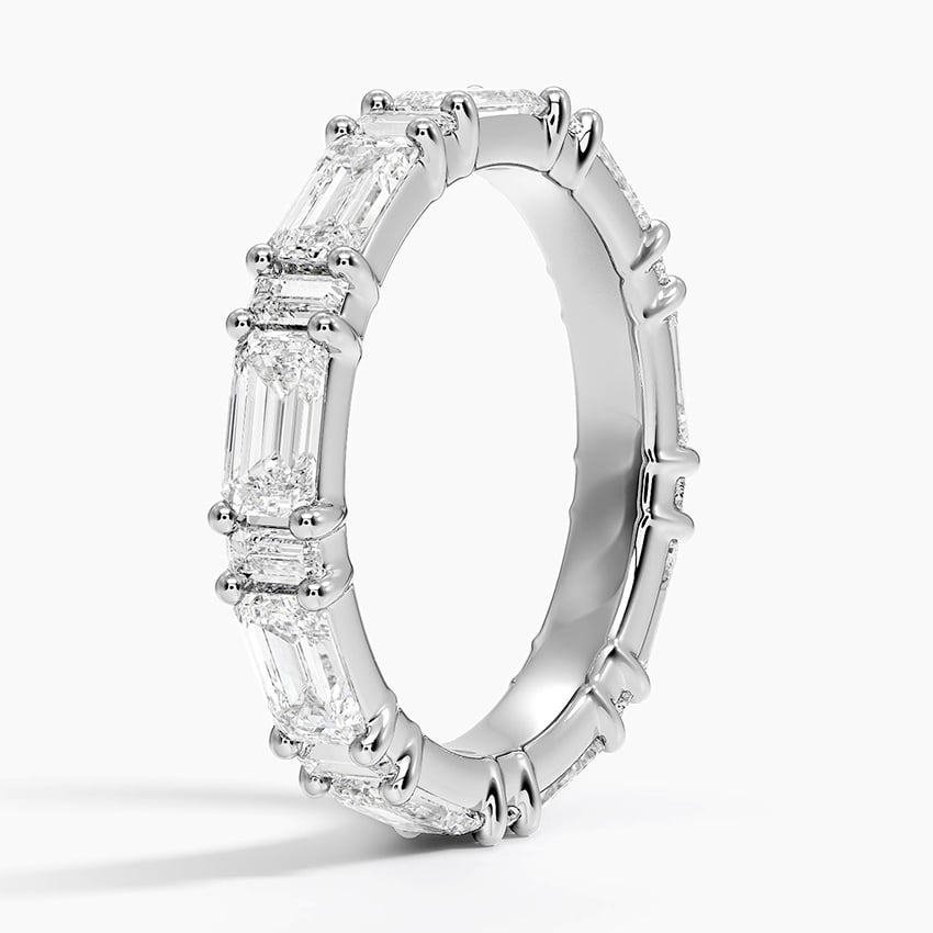 Frances Eternity Lab Diamond Ring Platinum Eternity Band