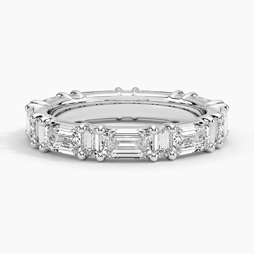 Frances Eternity Lab Diamond Ring Platinum Eternity Band