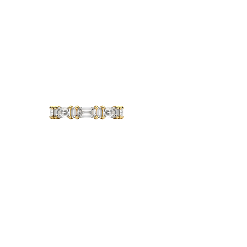 Frances Eternity Lab Diamond Ring Yellow Gold 18k Eternity Band