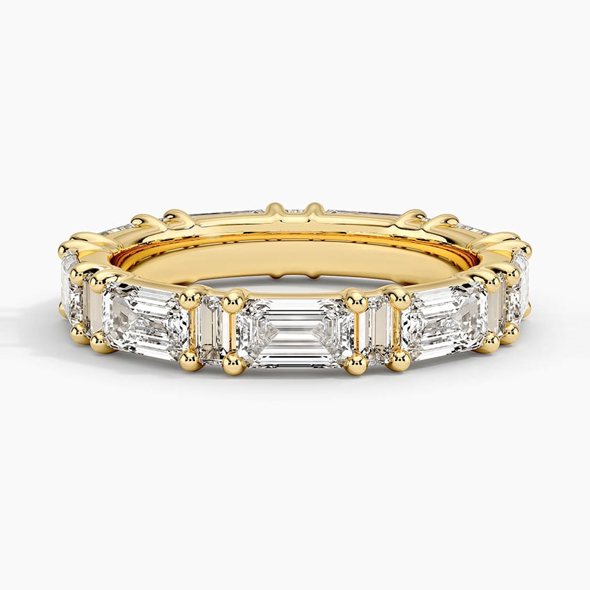 Frances Eternity Lab Diamond Ring Yellow Gold 18k Eternity Band