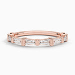 Memoir Baguette Diamond Ring (3/4 ct. tw.) Rose Gold 18k Wedding Band