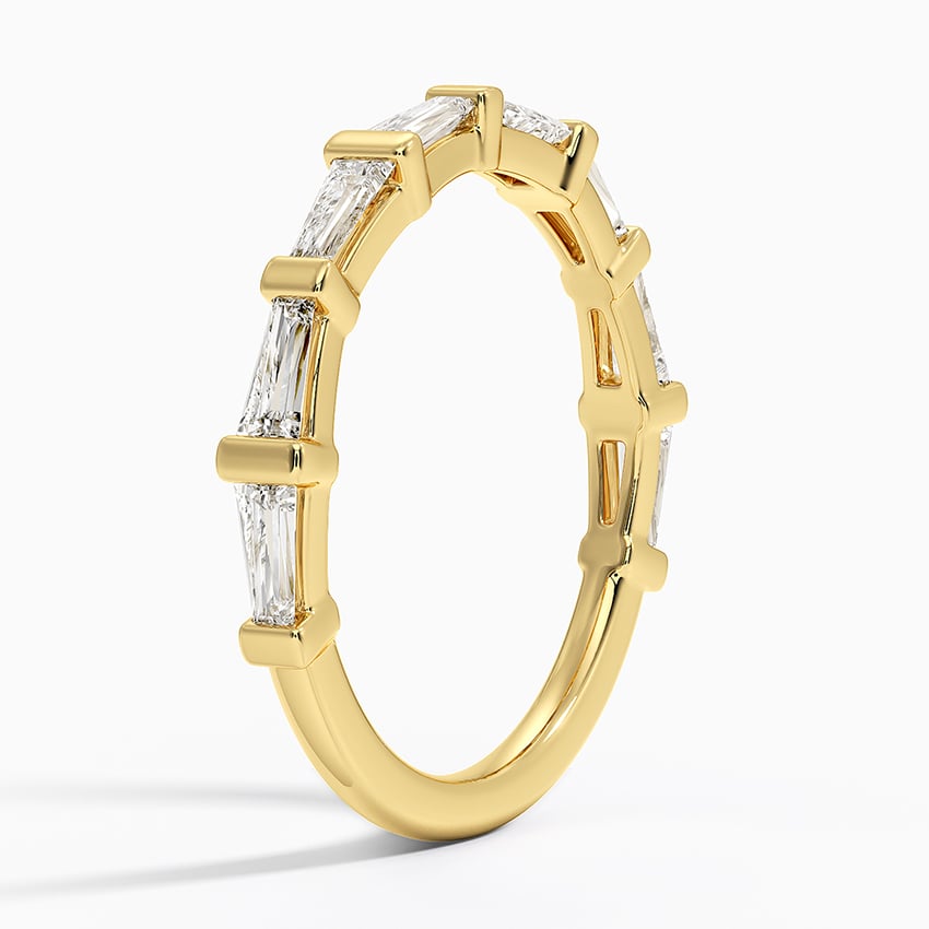 Memoir Baguette Diamond Ring (3/4 ct. tw.) Yellow Gold 18k Wedding Band