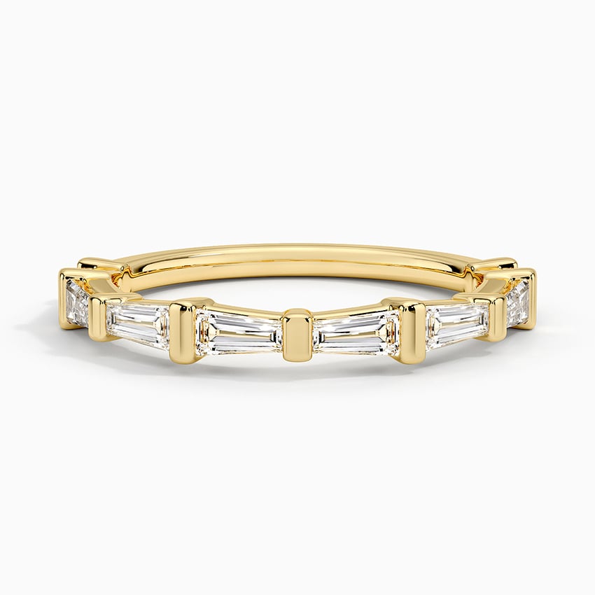 Memoir Baguette Diamond Ring (3/4 ct. tw.) Yellow Gold 18k Wedding Band