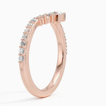 Luxe Lunette Diamond Ring (1/3 ct. tw.) Rose Gold 18k Wedding Band