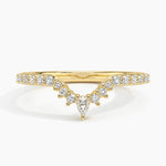 Luxe Lunette Diamond Ring (1/3 ct. tw.) Yellow Gold 18k Wedding Band