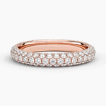 Valencia Eternity Lab Diamond Ring (1 1/2 ct. tw.) Rose Gold 18k Eternity Band
