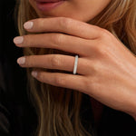 Valencia Eternity Lab Diamond Ring (1 1/2 ct. tw.) Yellow Gold 18k Eternity Band