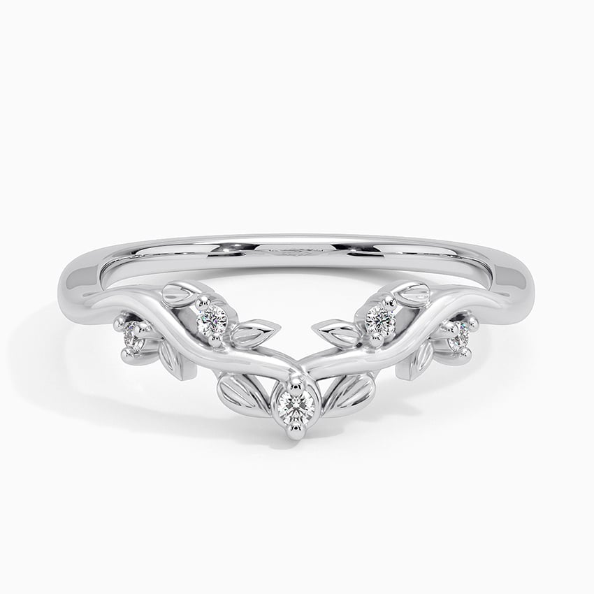 Veranda Diamond Ring Platinum Wedding Band
