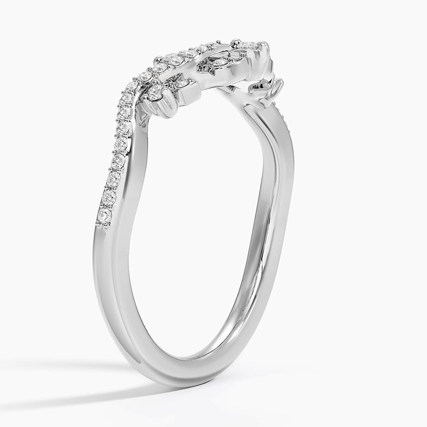 Luxe Veranda Diamond Ring Platinum Wedding Band