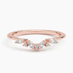 Yvette Diamond Ring (1/6 ct. tw.) Rose Gold 18k Wedding Band