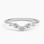 Yvette Diamond Ring (1/6 ct. tw.) Platinum Wedding Band